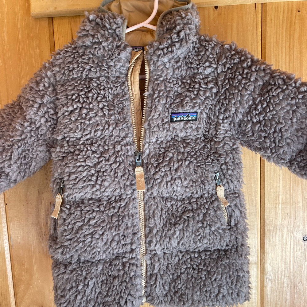 Patagonia retro hi-pile toddler fleece parka